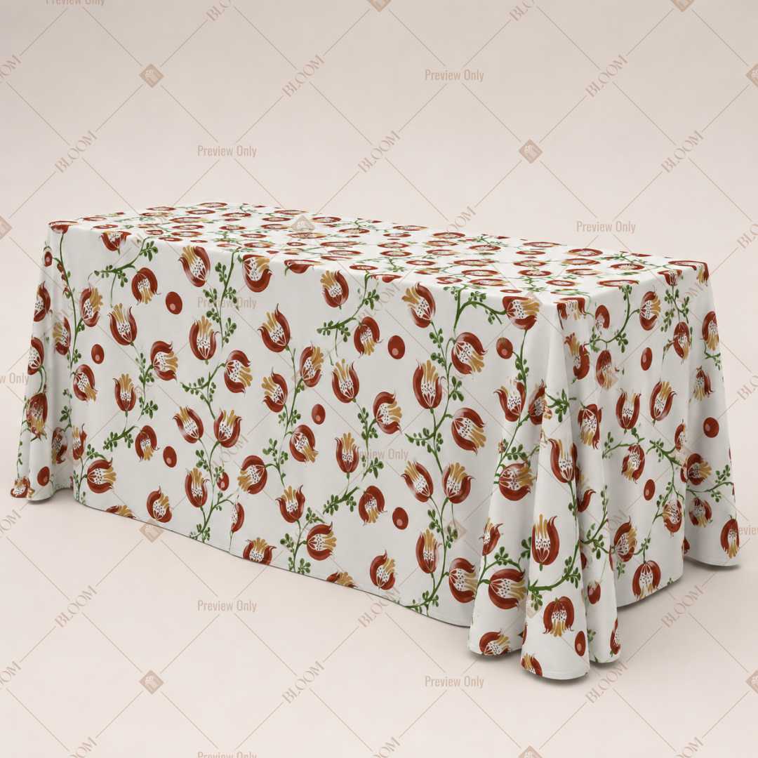 Mini Floral Vine Table Cover Pack Of 6