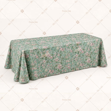 Sage Floral Table Cover Pack Of 6