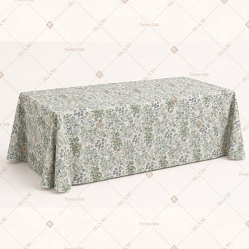 Green Botanical Table Cover Pack Of 6