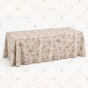Soft Pastel Floral Table Cover Pack Of 6