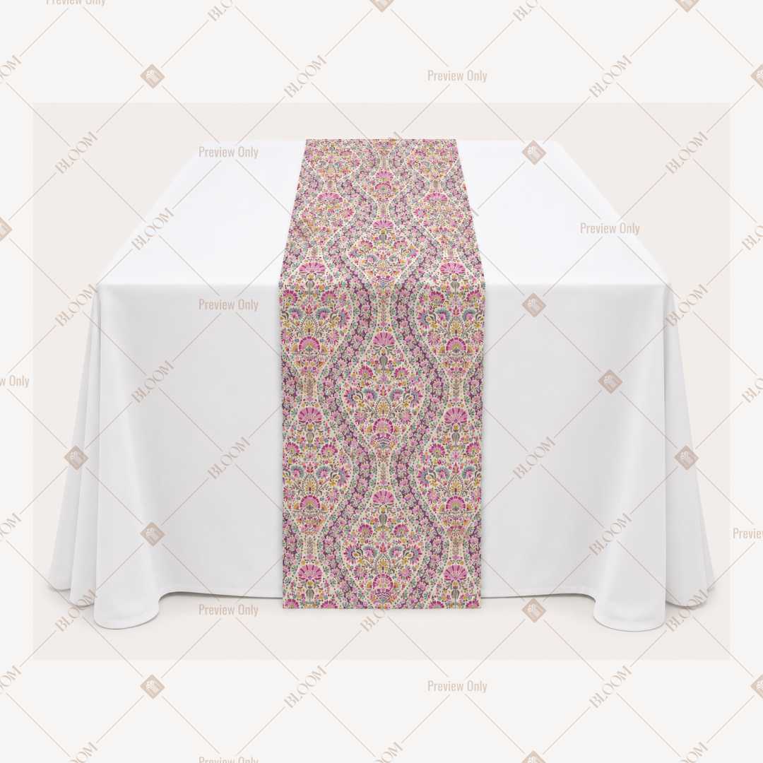 Lavender Paisley Table Runner Pack Of 12