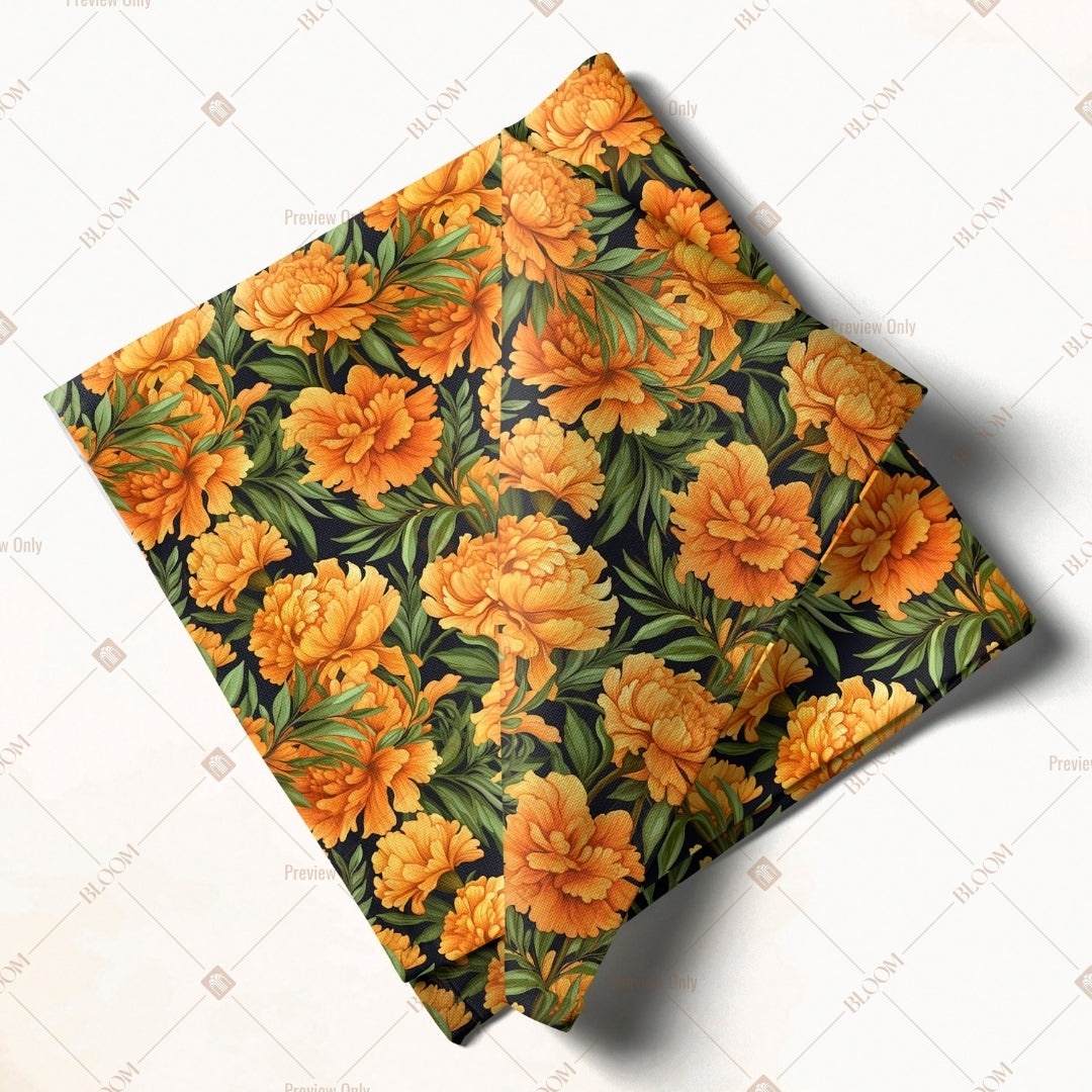 Orange Rose Garden Napkin Pack of 20