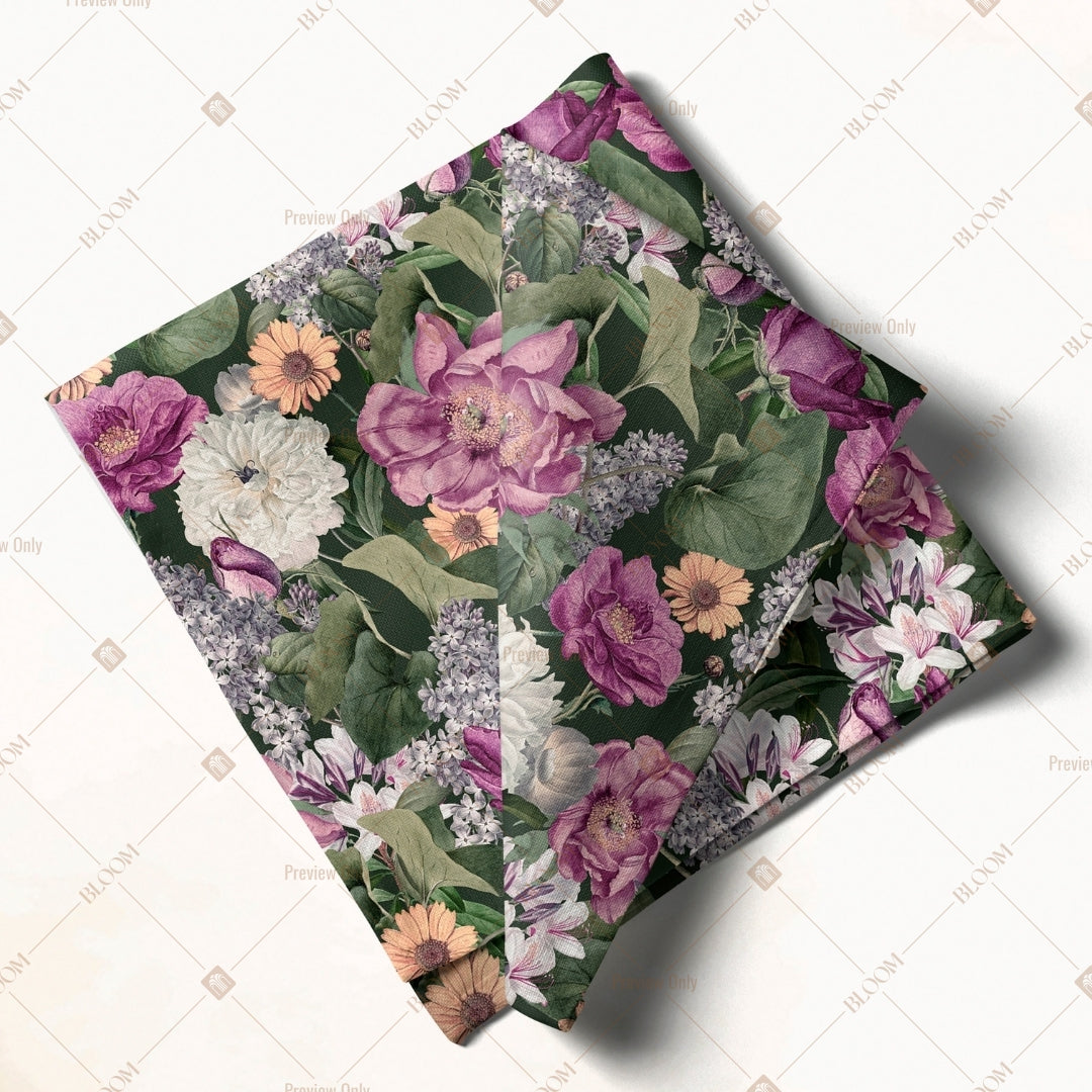 Lilac Floral Garden Napkin Pack of 20