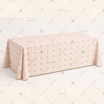 Pink Botanical Table Cover Pack Of 6