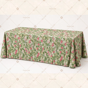 Green Rose Garden Table Cover Pack Of 6