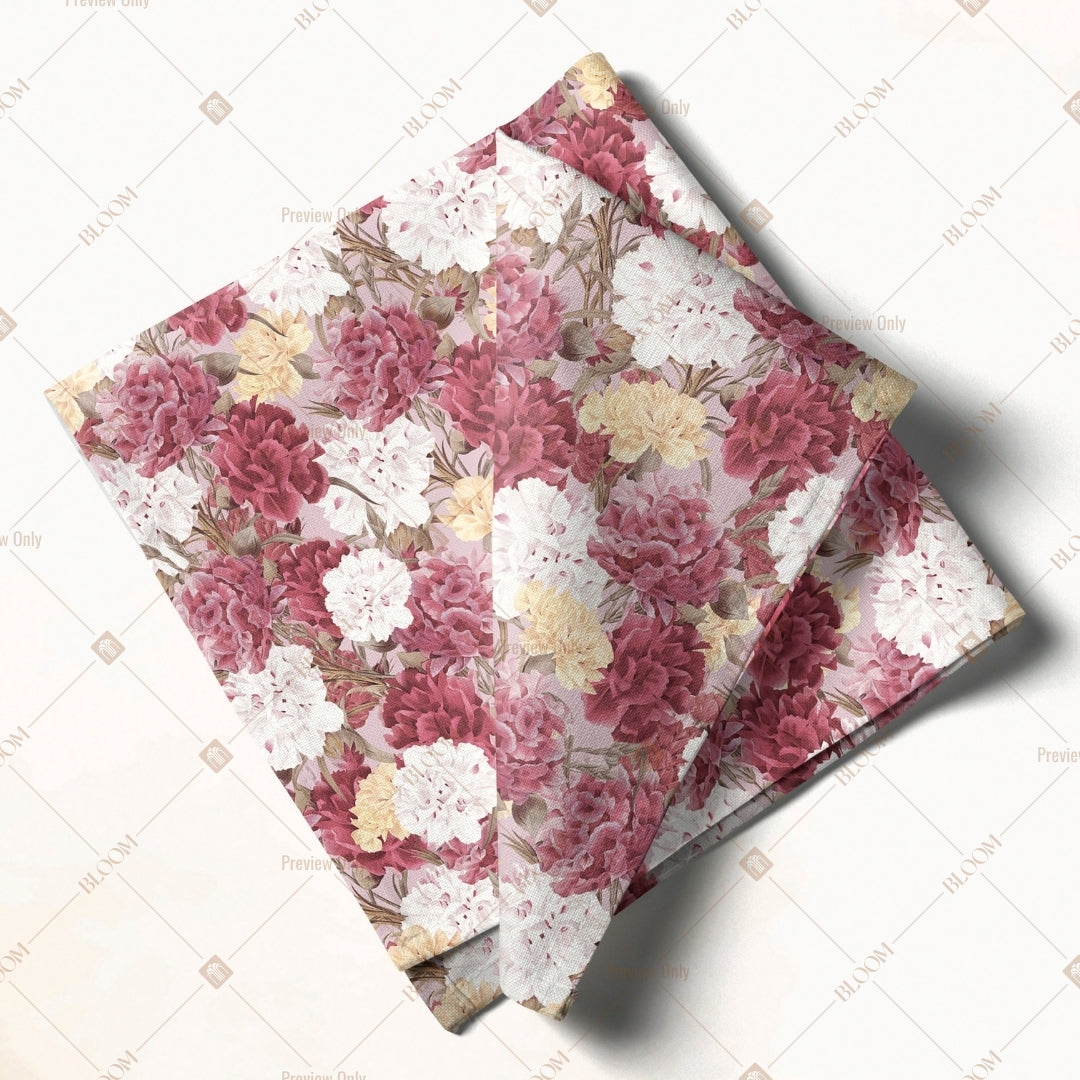 Pink Patchwork Floral Napkin Pack of 20