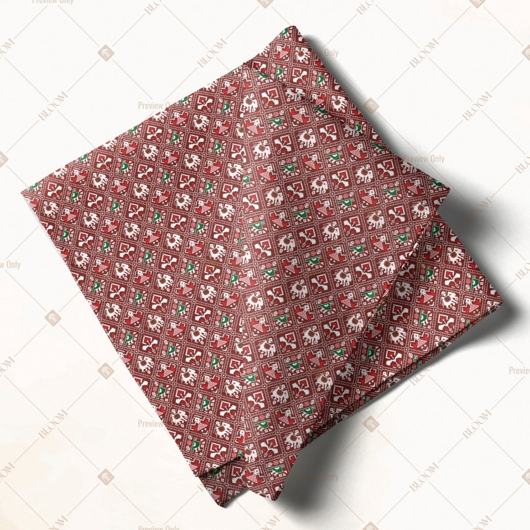 Dusty Rose Geometric Napkin Pack of 20