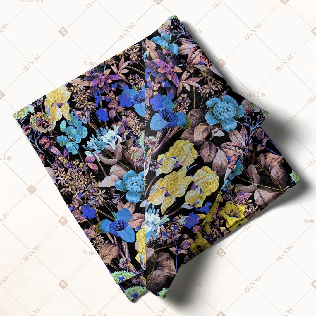 Blue Wildflower Garden Napkin Pack of 20