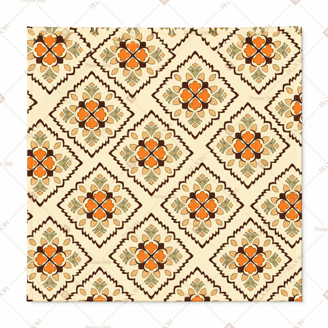 Classic Diamond Geometric Pattern Design