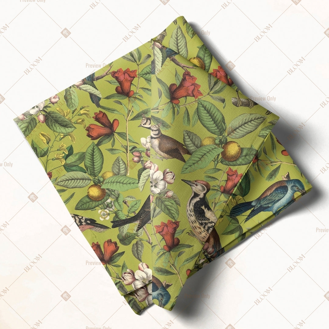 Green Tropical Leaf Napkin Pack of 20