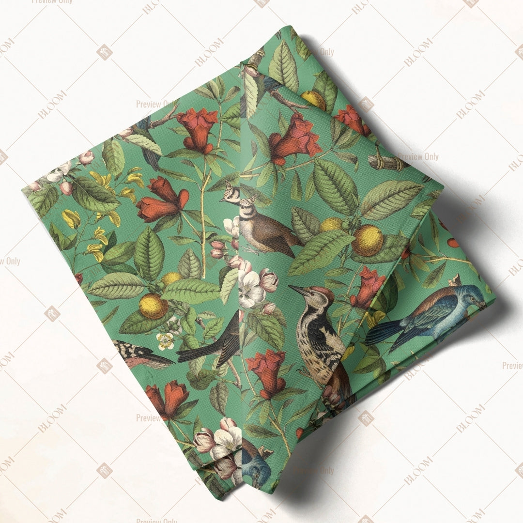 Sage Botanical Garden Napkin Pack of 20