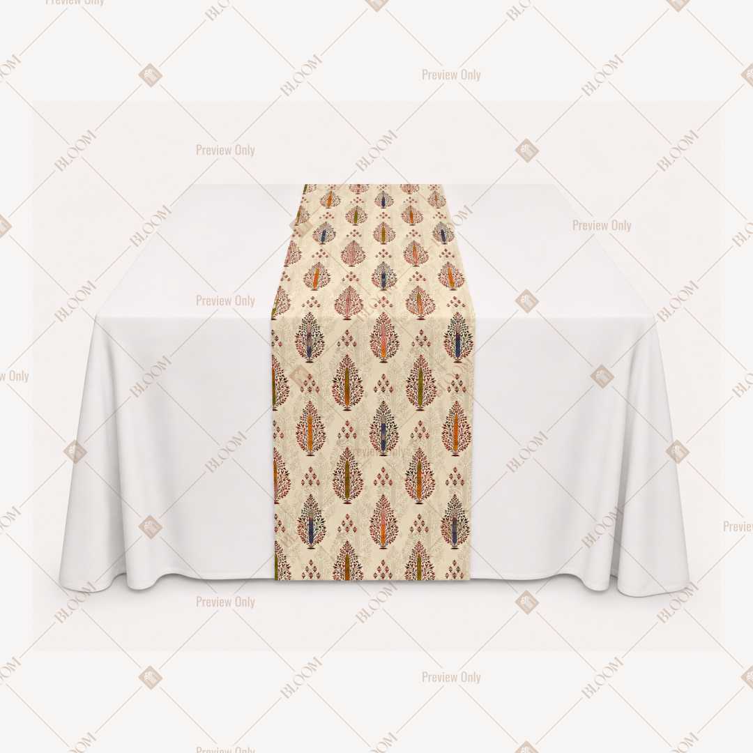 Gold Folk Stripe Table Runner Pack Of 12