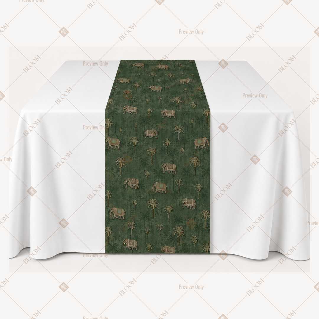 Emerald Botanical Table Runner Pack Of 12