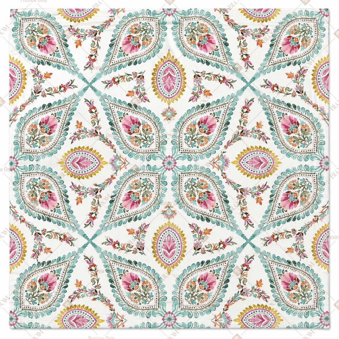 Pastel Paisley Pattern Design