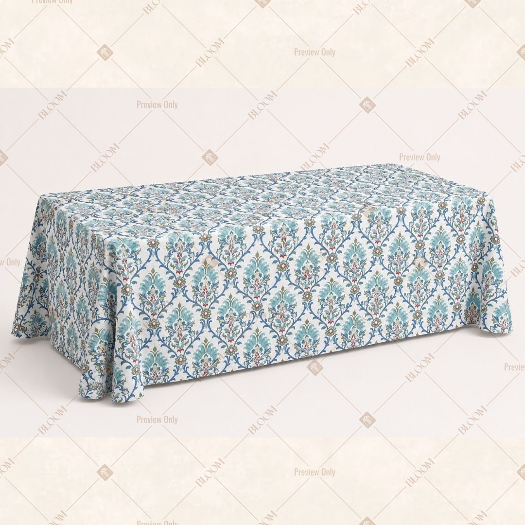 Aqua Moroccan Table Cover Pack Of 6