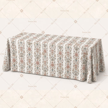Neutral Stripe Table Cover Pack Of 6