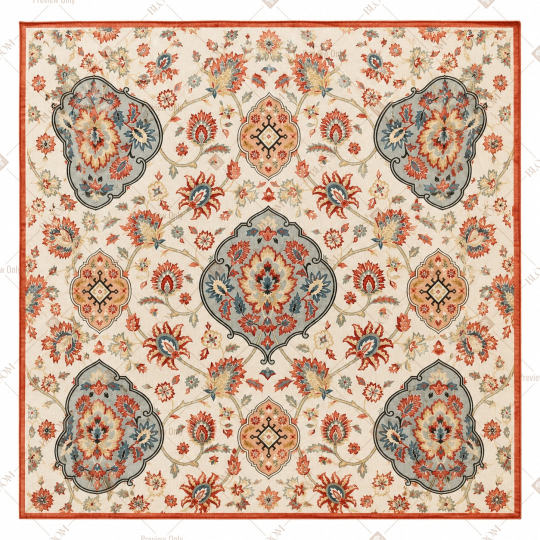 Vintage Medallion Tile Pattern Design