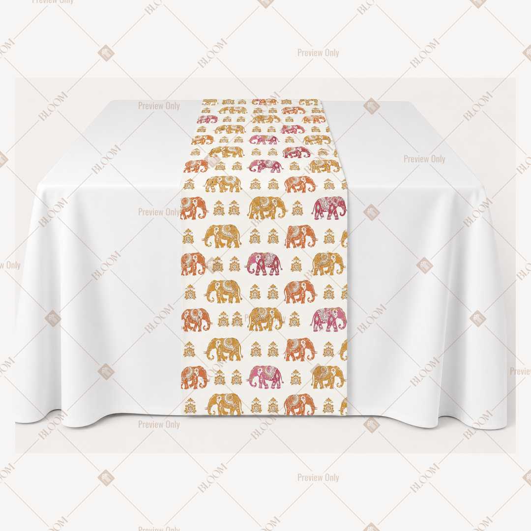Folk Art Festival Table Runner Pack Of 12