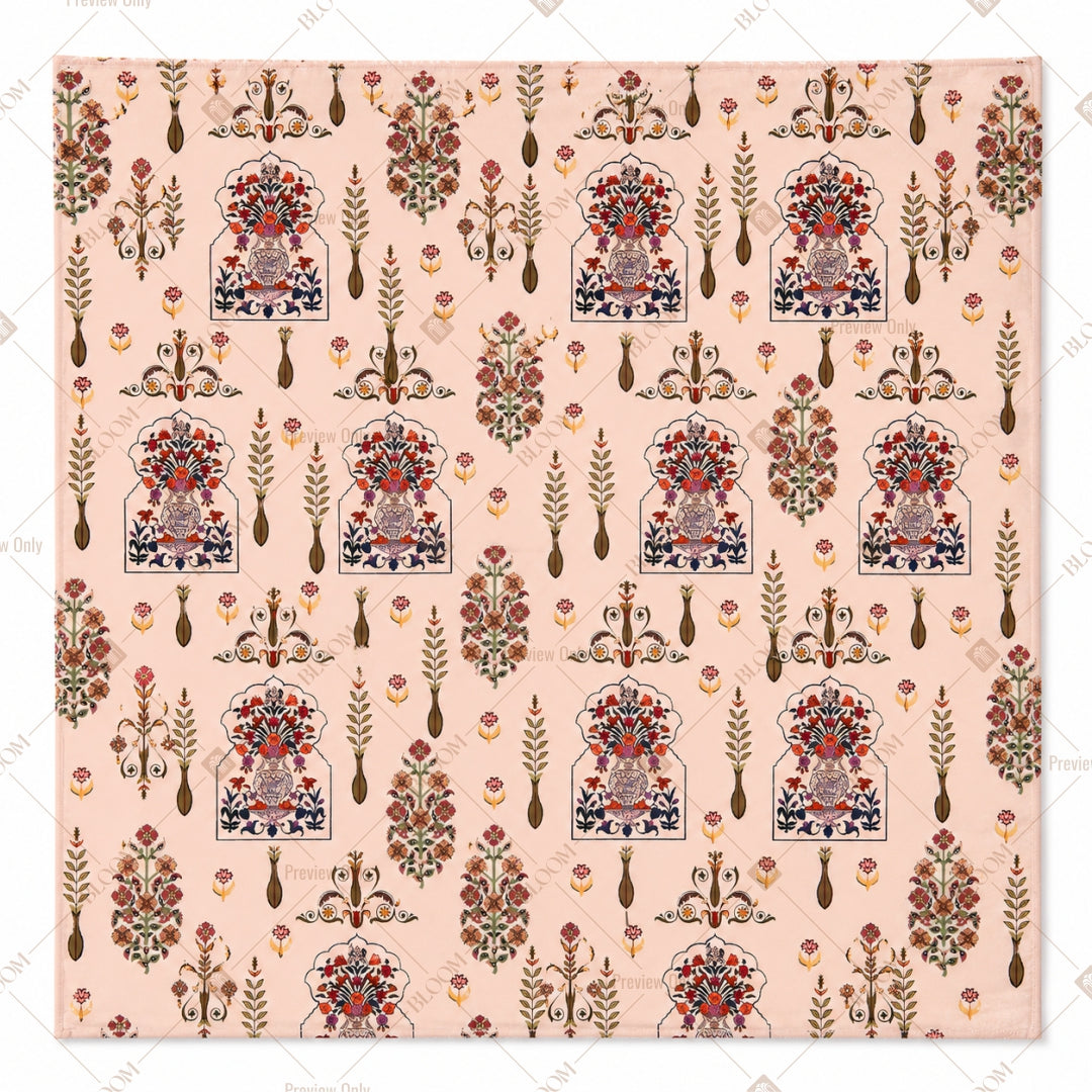 Traditional Rajasthani Folk Pattern Design