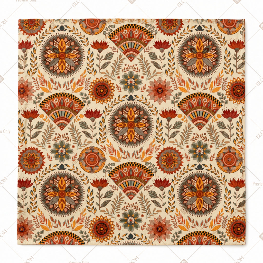 Rustic Medallion Pattern Design