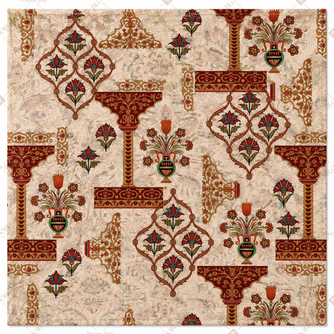 Traditional Rajasthani Block Pattern Design