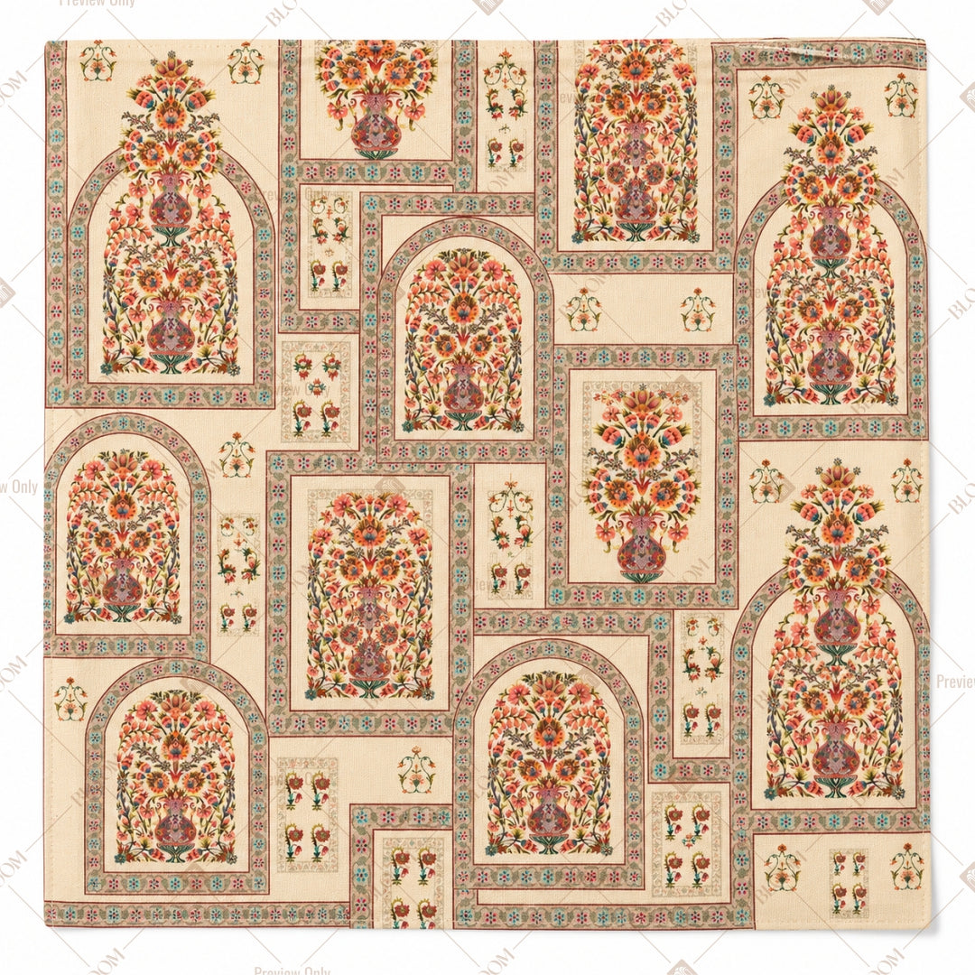 Mughal Arch Window Pattern Design