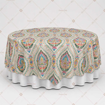 Multicolor Paisley Mandala Table Overlay Pack of 6