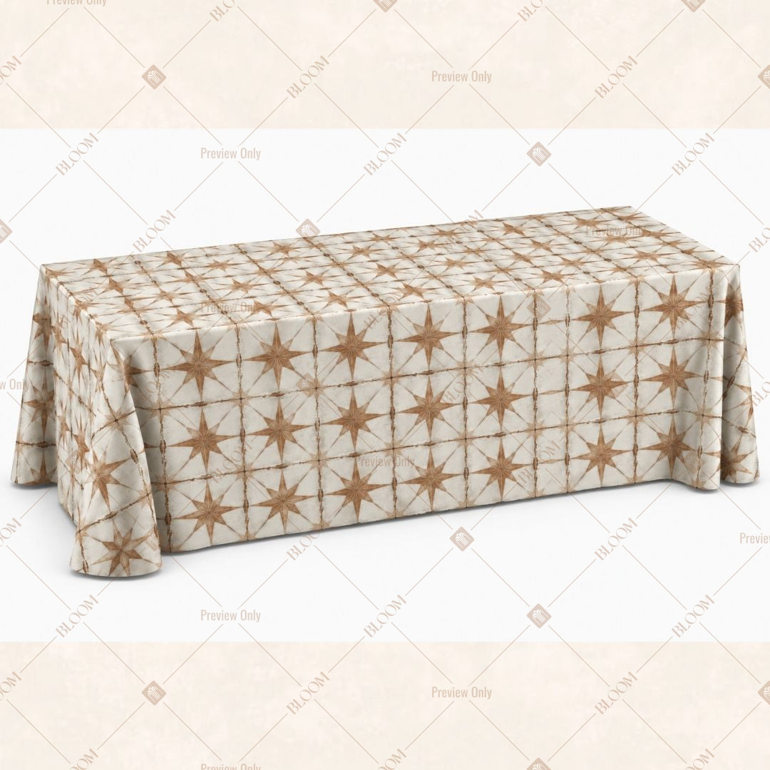 Rustic Check Table Cover Pack Of 6