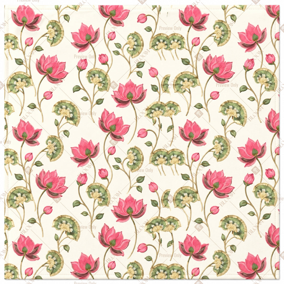 Pink Rose Floral Pattern Design