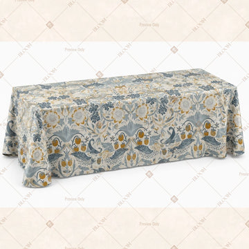 Blue Royal Medallion Table Cover Pack Of 6