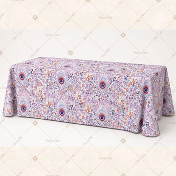 Lavender Floral Table Cover Pack Of 6