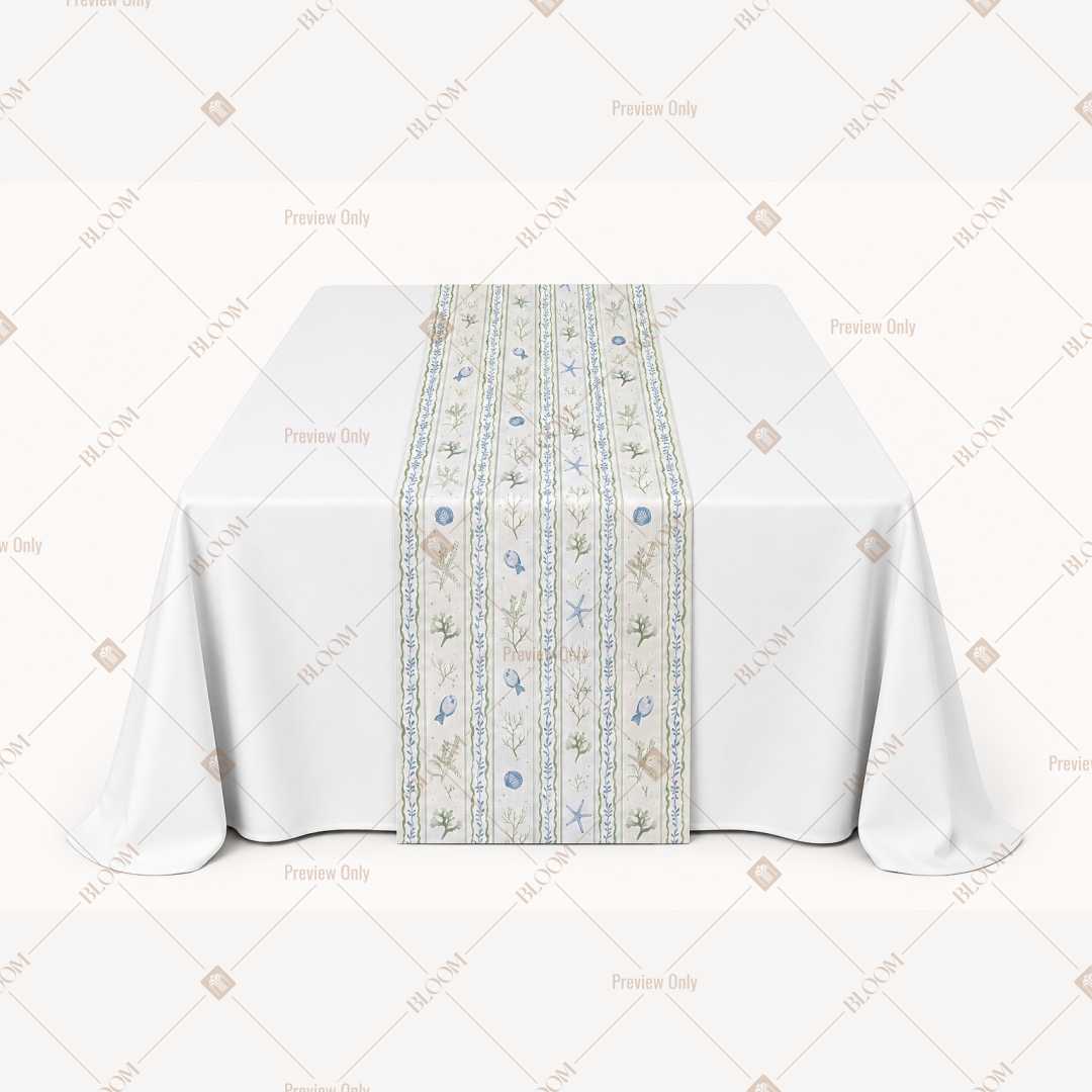 Pastel Folk Stripe Table Runner Pack Of 12