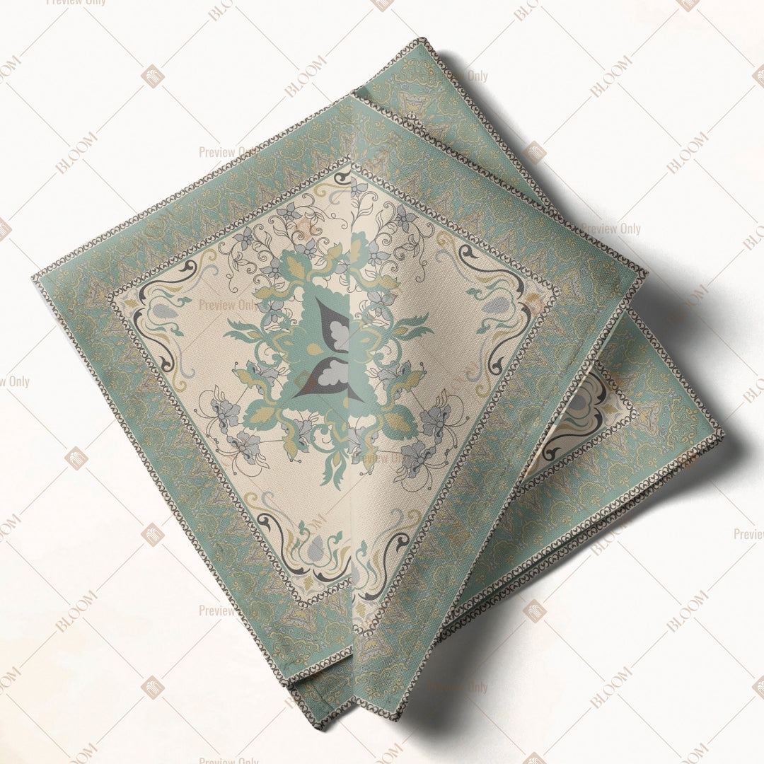 Vintage Snowflake Pattern Napkin Pack of 20