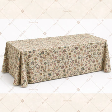 Neutral Floral Table Cover Pack Of 6