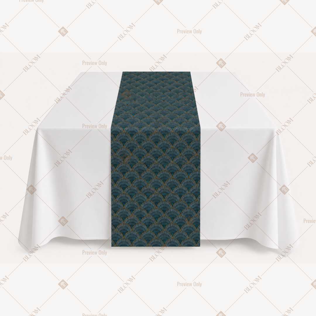 Teal Solid Table Runner Pack Of 12