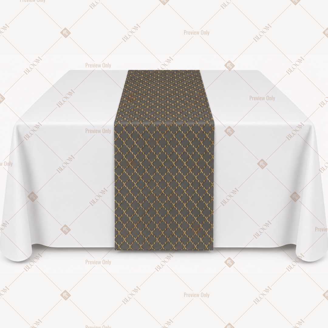 Taupe Solid Table Runner Pack Of 12
