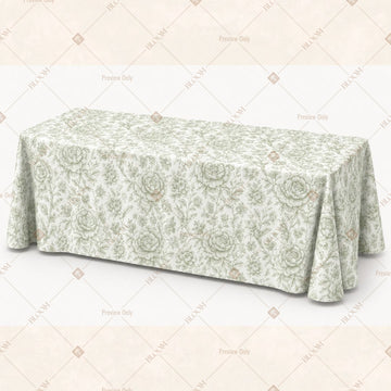 Sage Botanical Table Cover Pack Of 6