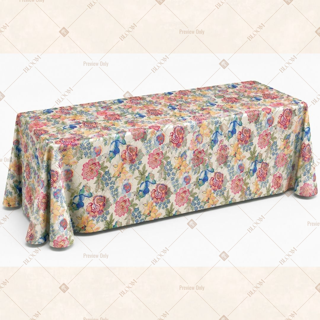 Floral Festival Table Cover Pack Of 6