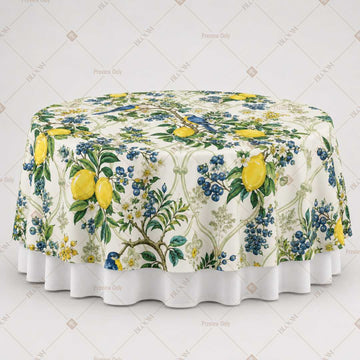 Lemon Citrus Botanical Table Overlay Pack of 6
