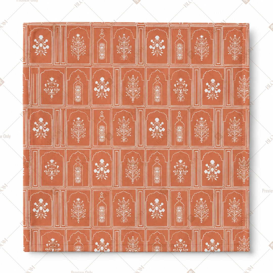 Terracotta Arch Motif Pattern Design