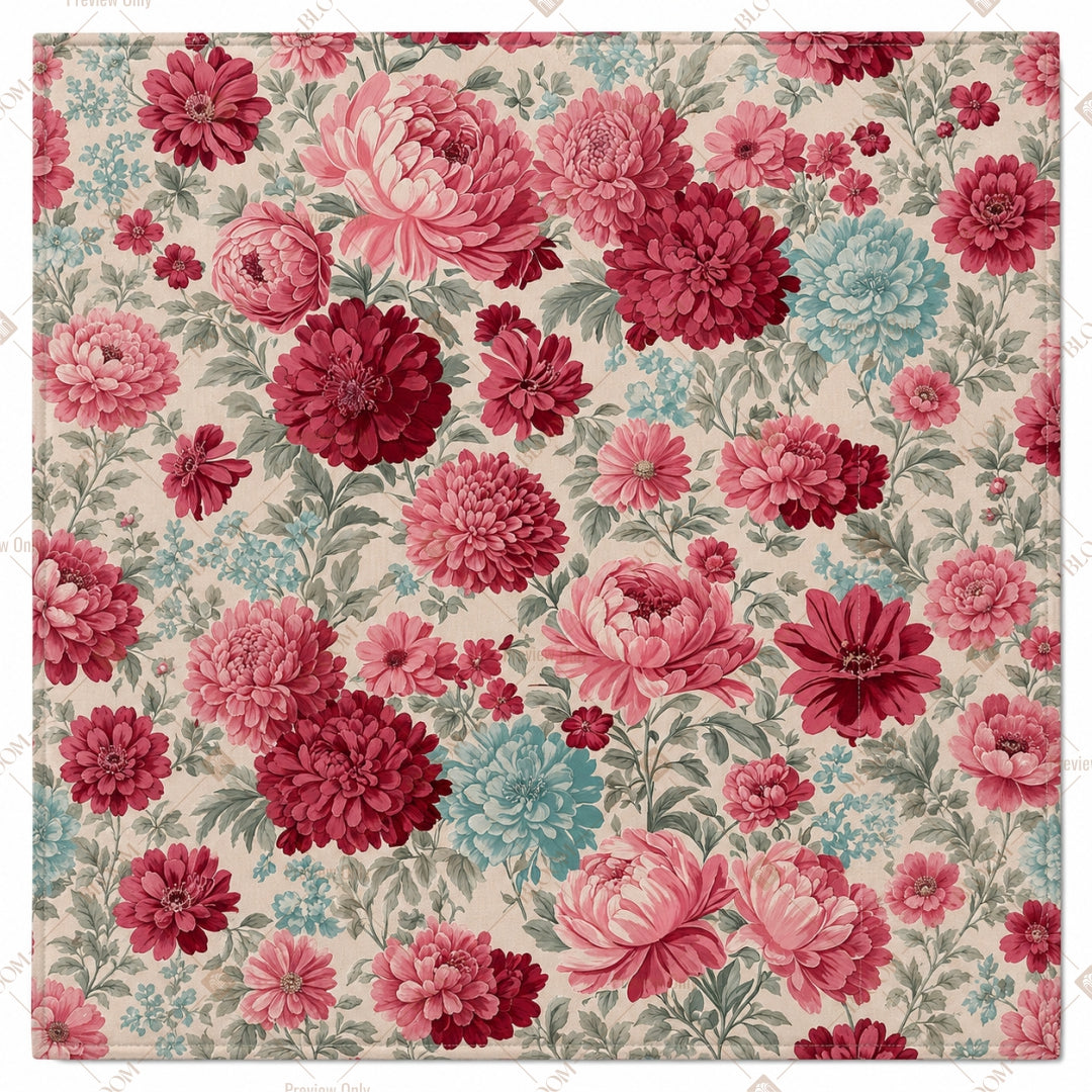 Pink Rose Floral Pattern Design