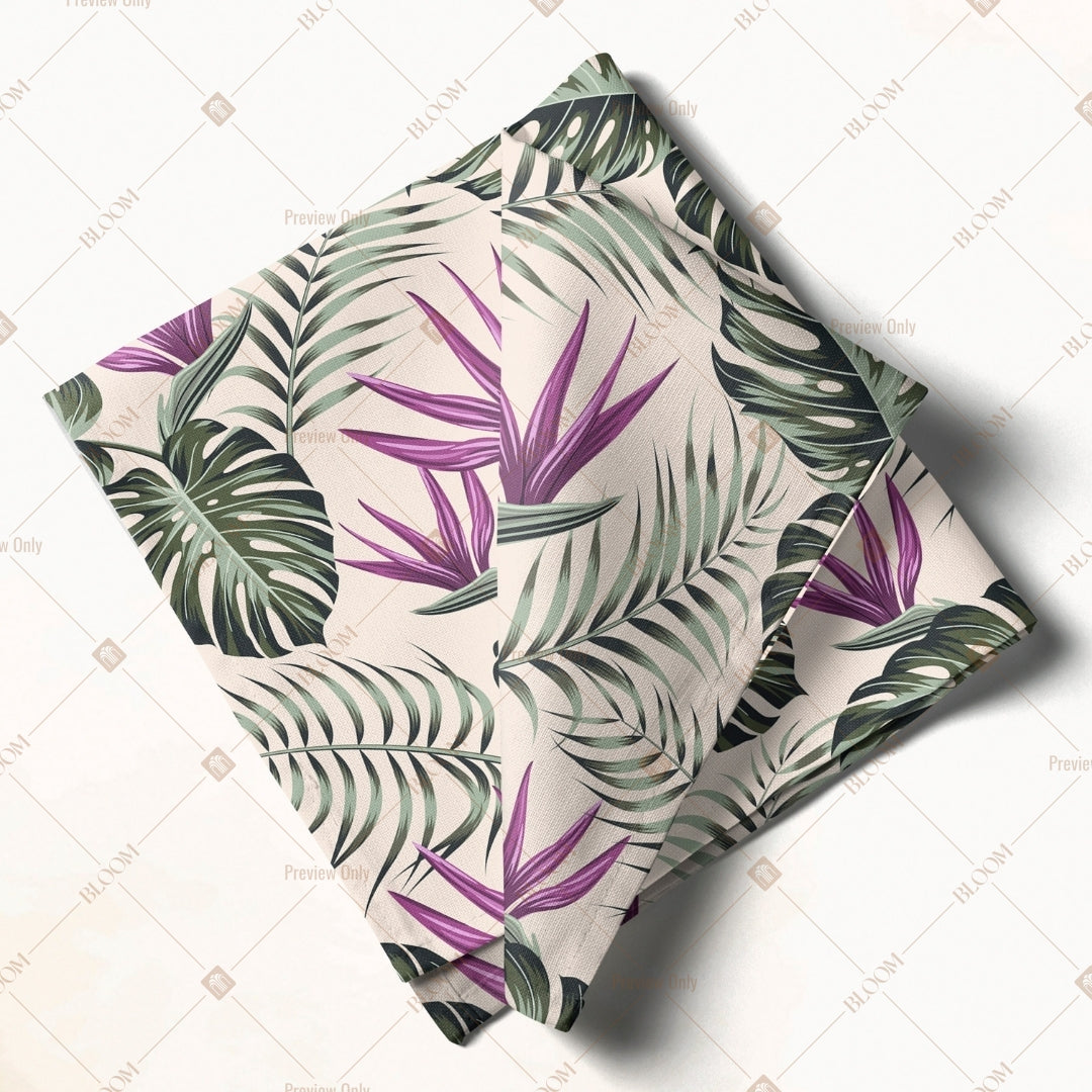 Tropical Palm Leaf Napkin Pack of 20