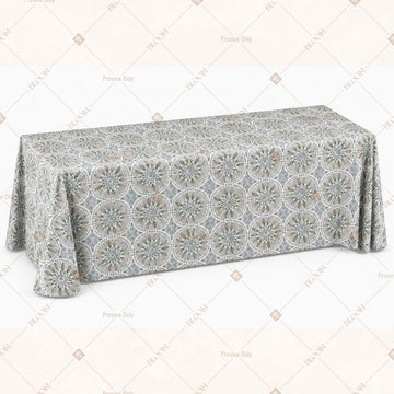 Grey Moroccan Table Cover Pack Of 6