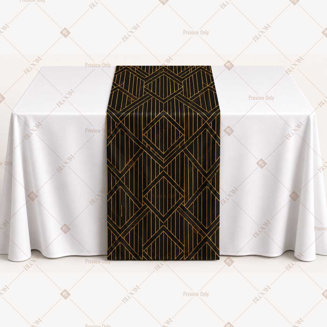 Dark Brown Solid Table Runner Pack Of 12