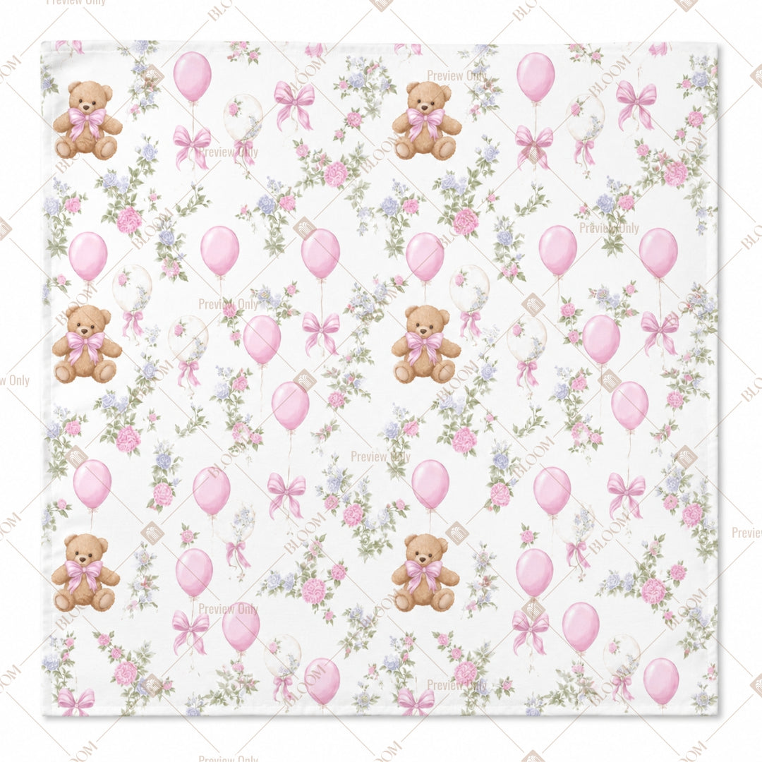 Pastel Floral Sprig Pattern Design