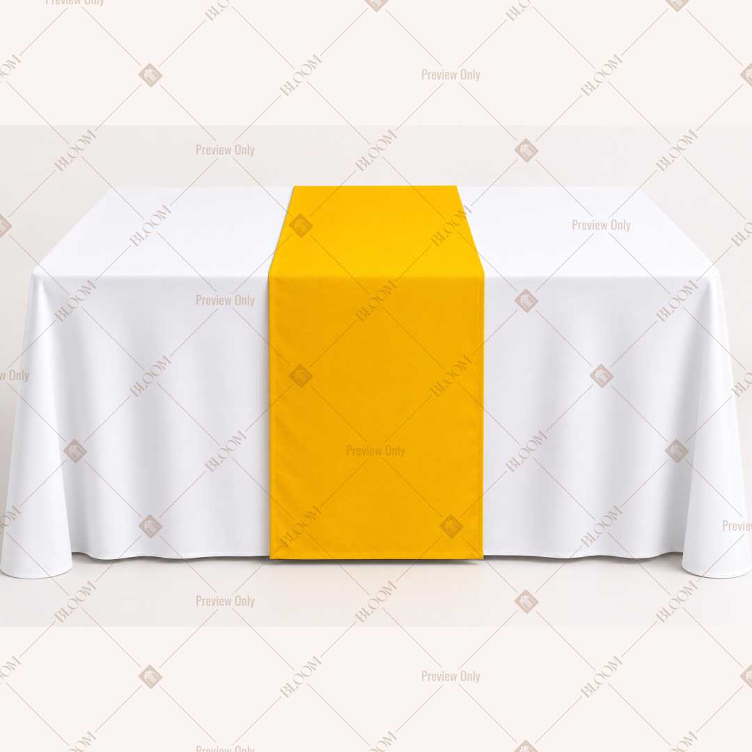 Gold Table Runner Pack Of 12