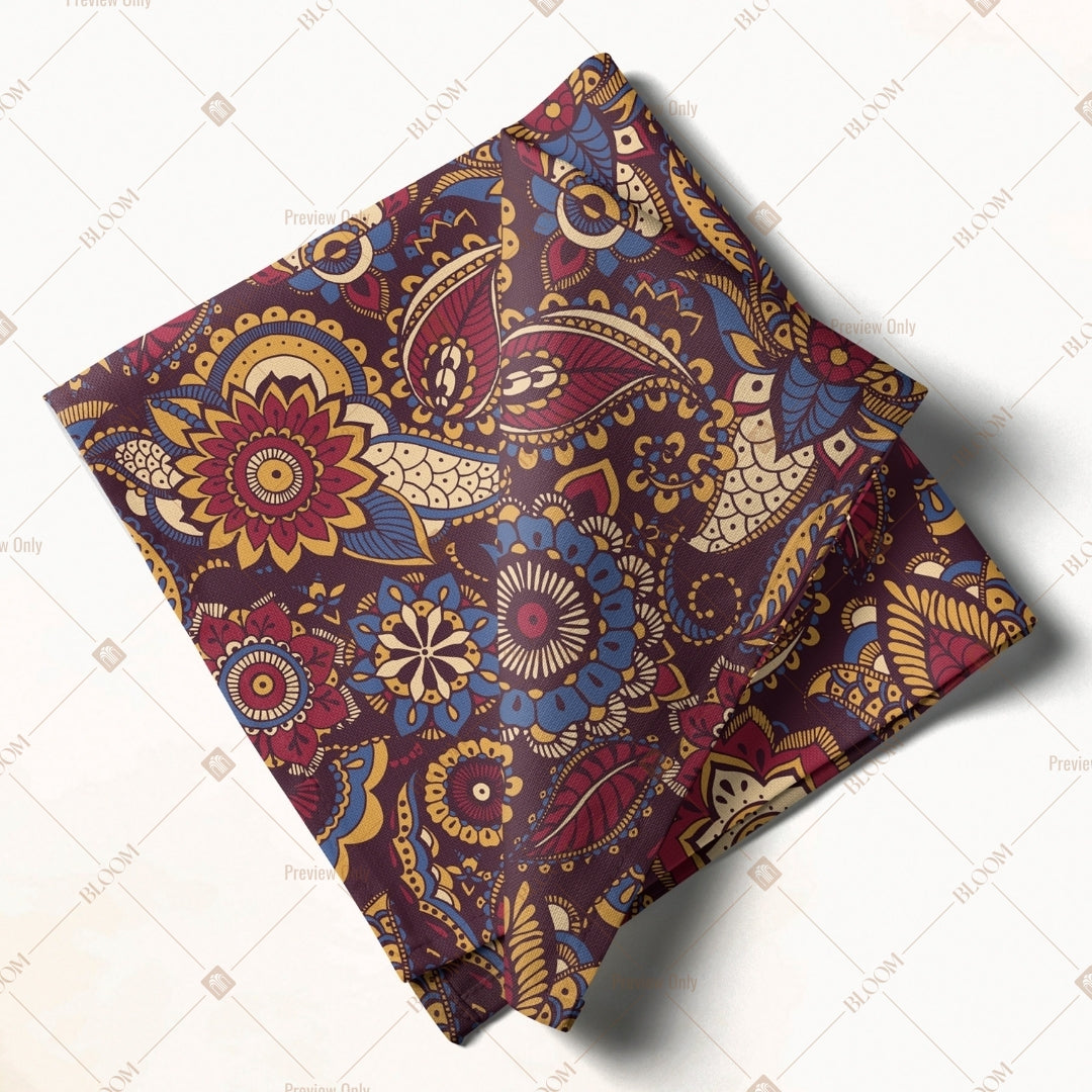 Royal Paisley Mandala Napkin Pack of 20
