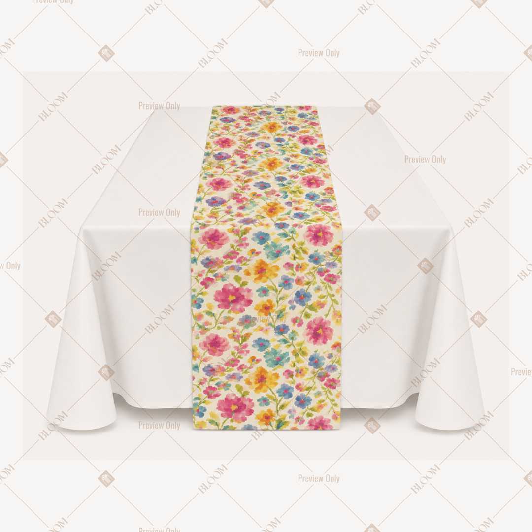 Confetti Floral Table Runner Pack Of 12
