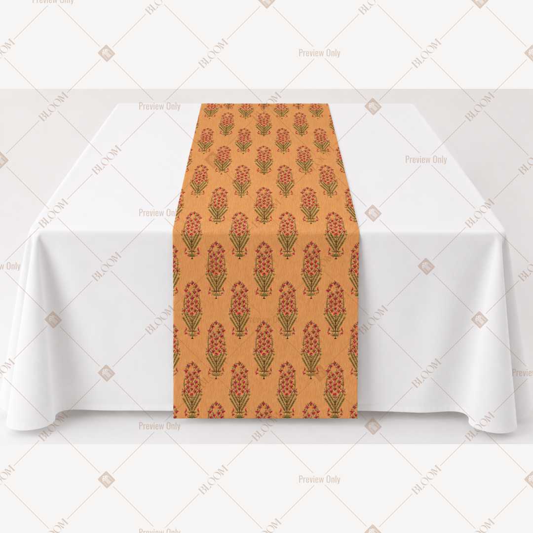 Orange Diamond Trellis Table Runner Pack Of 12