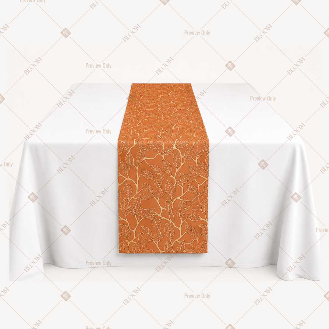 Orange Stripe Table Runner Pack Of 12